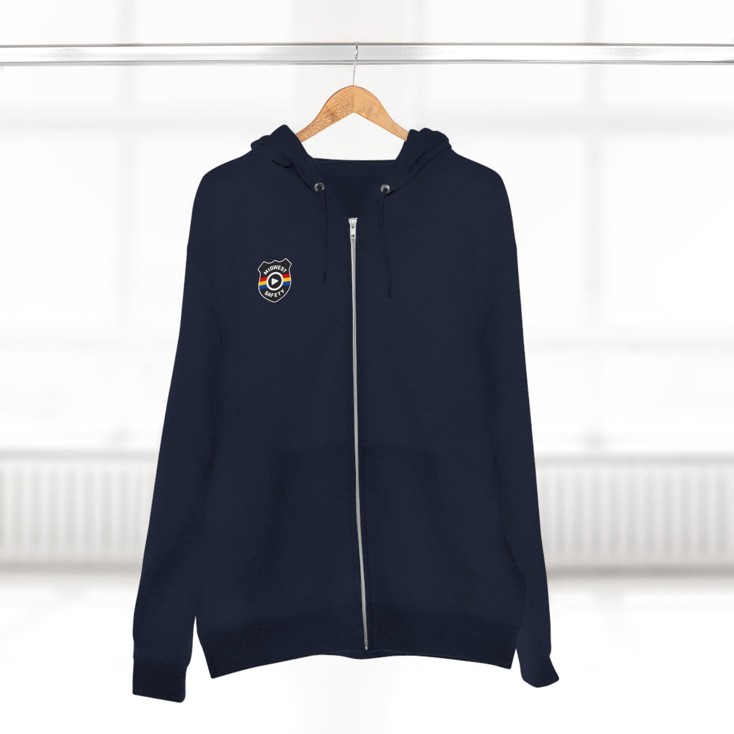 Cozy Unisex Zip Hoodie with Unique Design - Perfect for Casual Wear