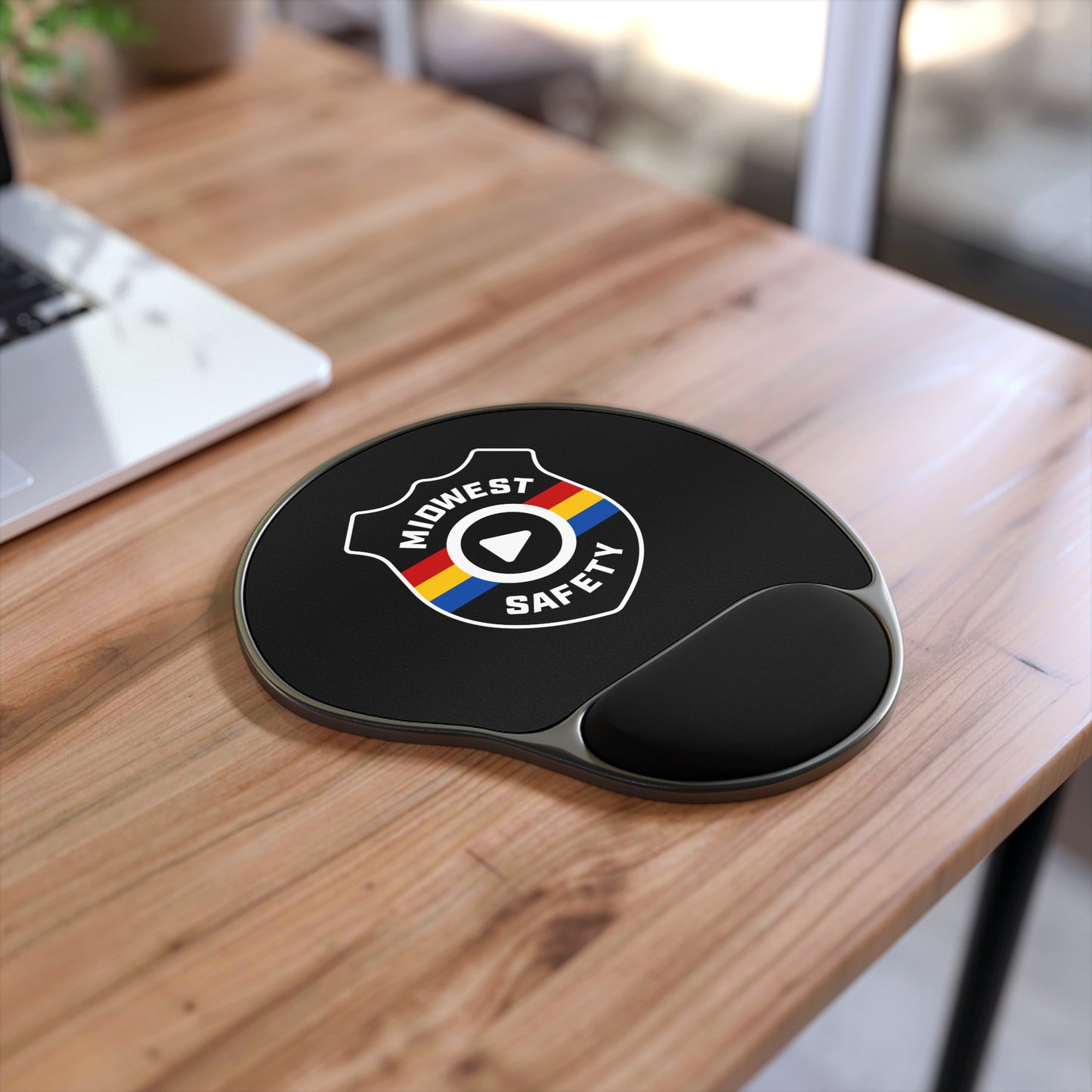 Copy of Ergonomic Mouse Pad with Wrist Rest - Midwest Safety Logo Design