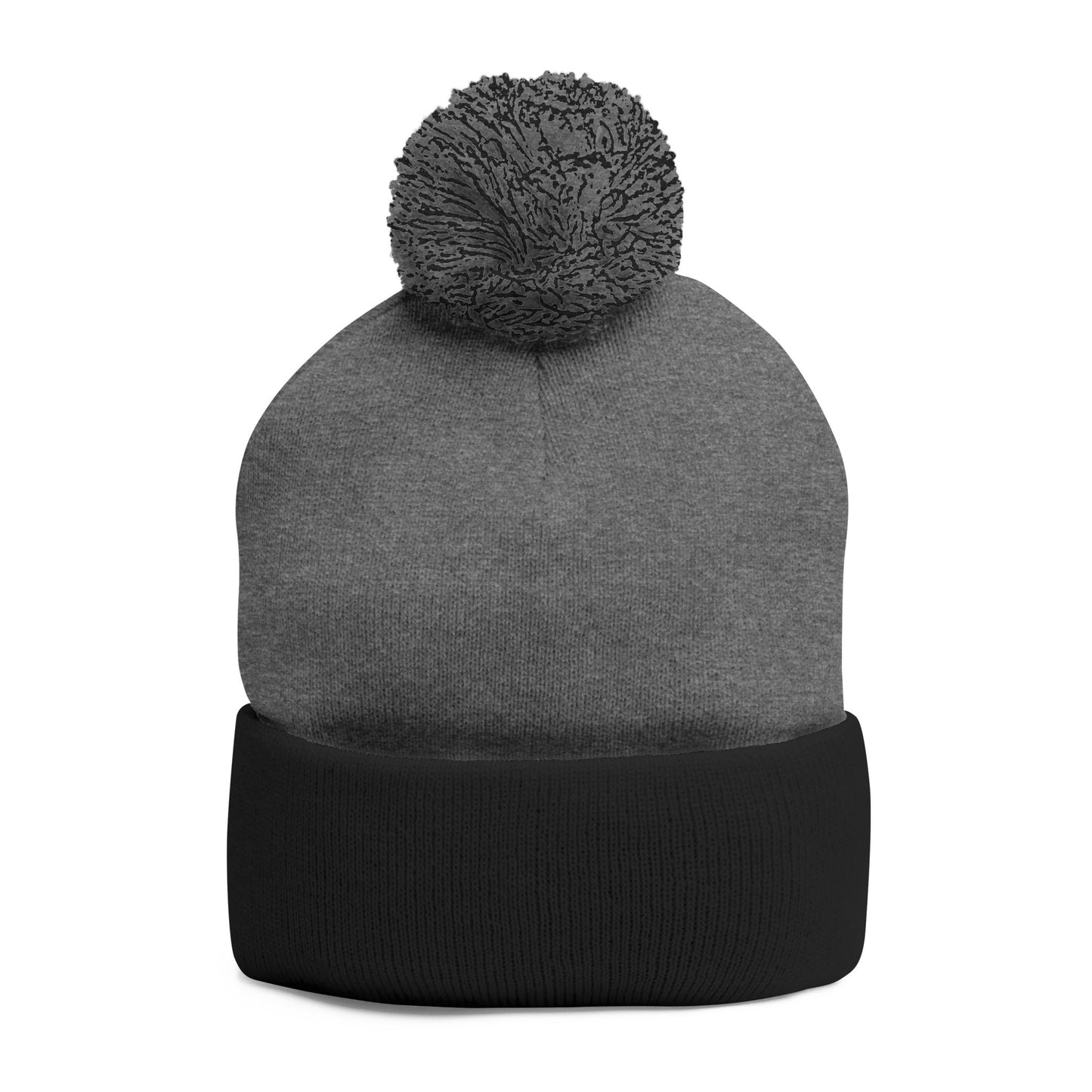 Cozy Pom-Pom Knit Cap - Stylish Winter Beanie, Holiday Gift, Warm Hat for Outdoor Activities, Beanie with Custom Embroidery