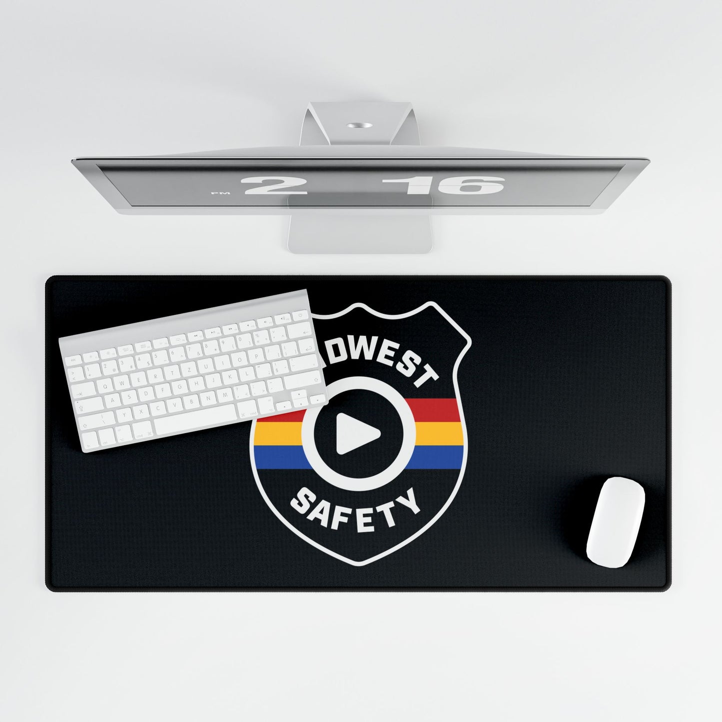 Midwest Safety Desk Mat - Durable Desk Protector with Shield Design