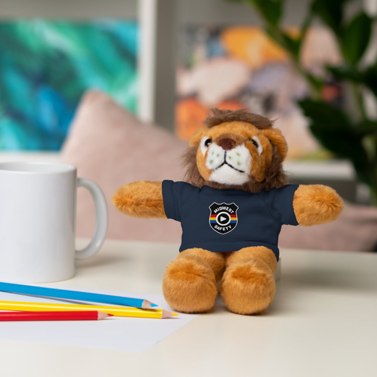 Safety-Themed Stuffed Animal Plush Toy