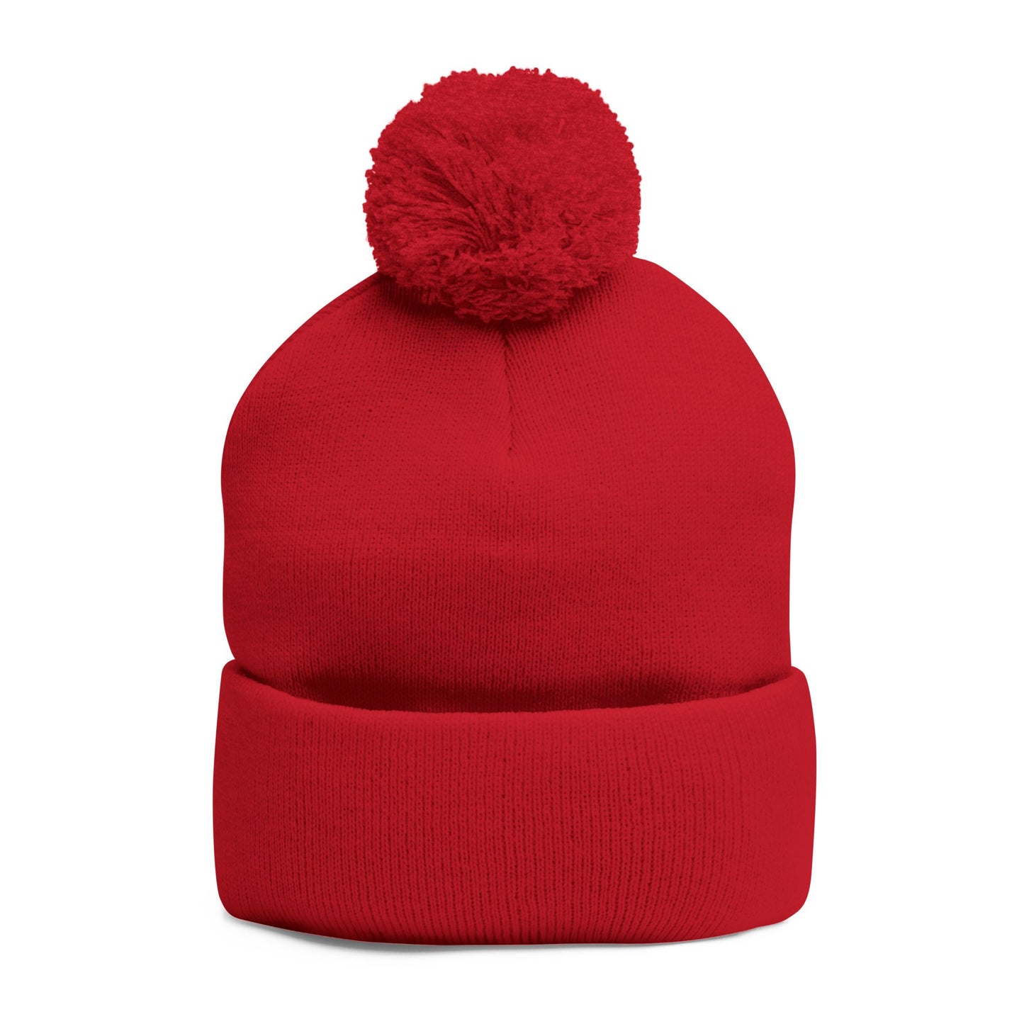 Cozy Pom-Pom Knit Cap - Stylish Winter Beanie, Holiday Gift, Warm Hat for Outdoor Activities, Beanie with Custom Embroidery