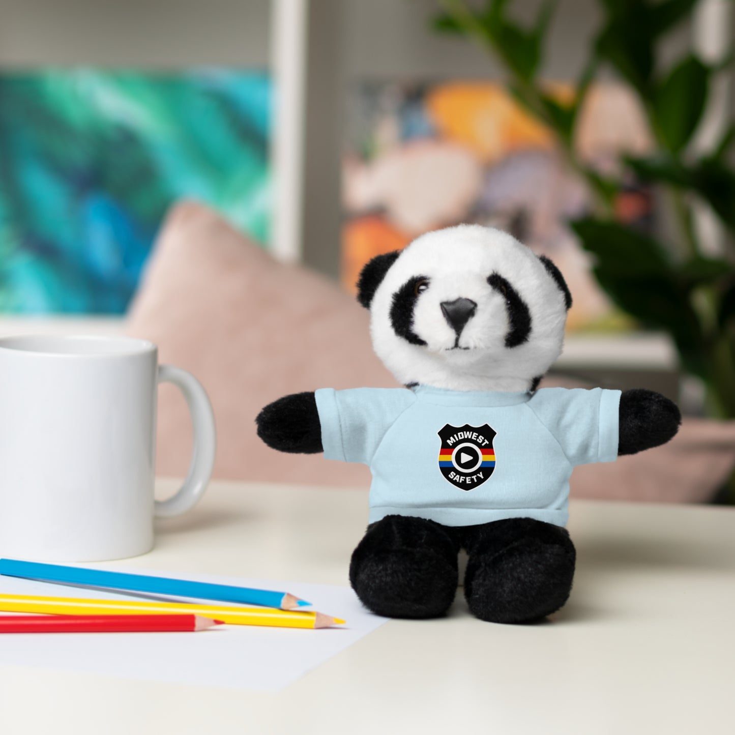 Safety-Themed Stuffed Animal Plush Toy