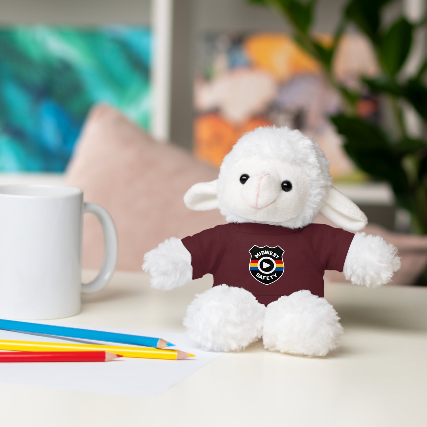 Safety-Themed Stuffed Animal Plush Toy