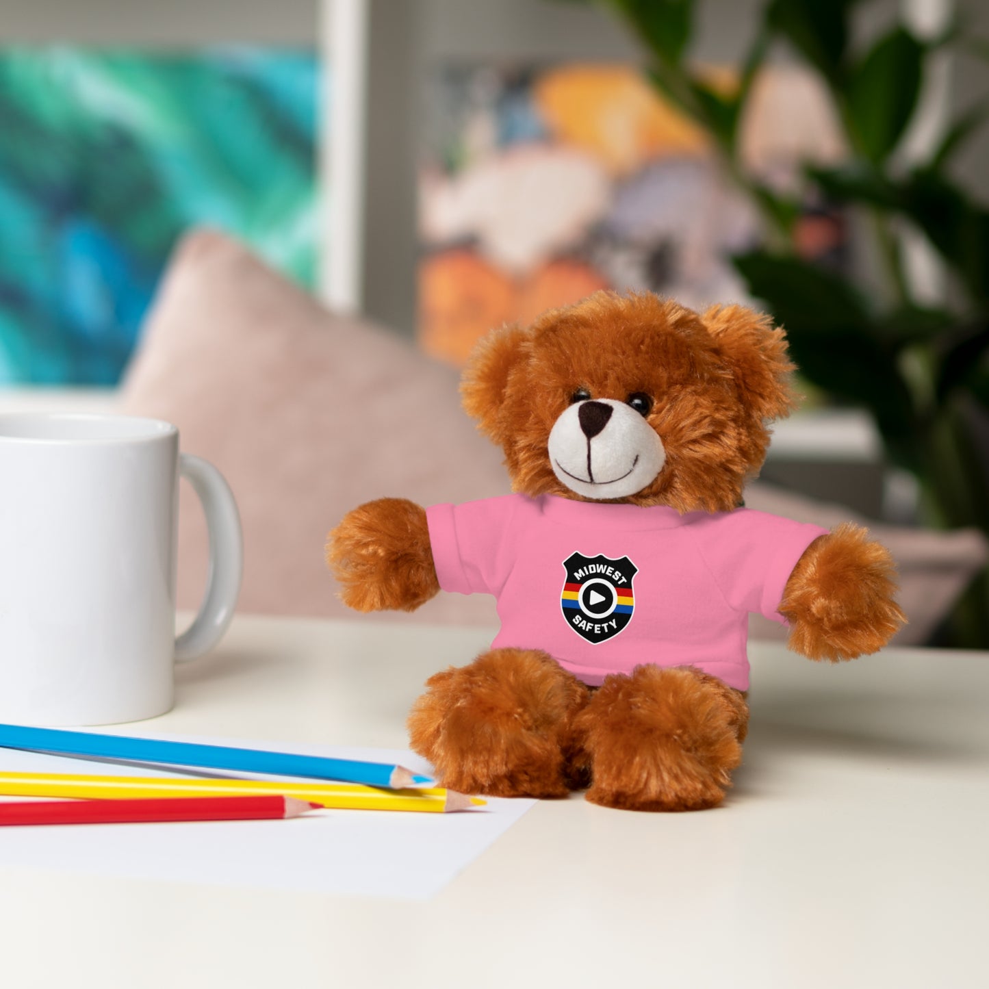 Safety-Themed Stuffed Animal Plush Toy