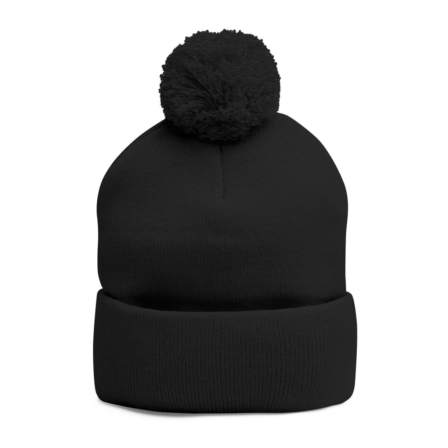 Cozy Pom-Pom Knit Cap - Stylish Winter Beanie, Holiday Gift, Warm Hat for Outdoor Activities, Beanie with Custom Embroidery