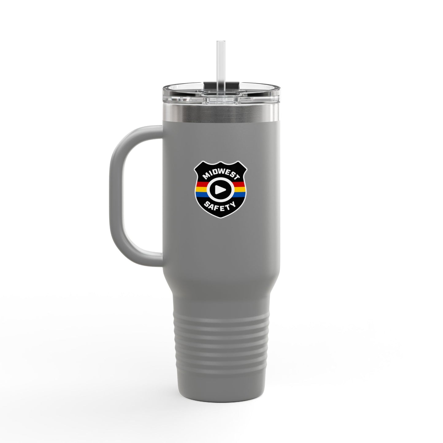 Midwest Safety Insulated Travel Mug - 40oz, Reusable Coffee Cup, Outdoor Adventure Tumbler, Gift for Him/Her, Eco-Friendly Drinkware