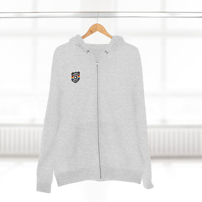 Cozy Unisex Zip Hoodie with Unique Design - Perfect for Casual Wear