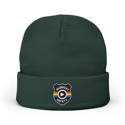 Knit Beanie - Badge Logo (Embroidery)