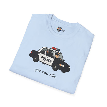 Unisex Softstyle Police Silly T-Shirt - Fun & Quirky Graphic Tee Alternate
