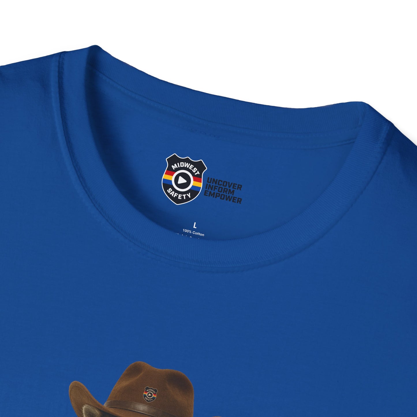 Got Too Wild Raccoon Cowboy Unisex Softstyle T-Shirt