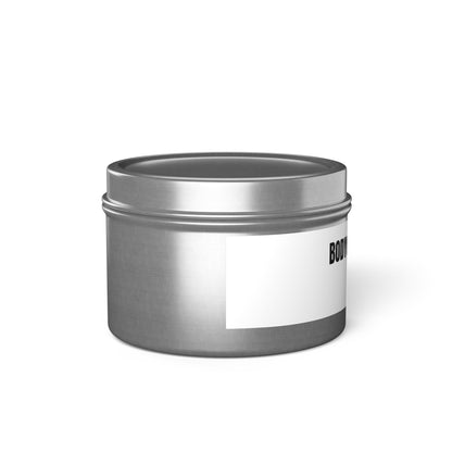 Tin Candle — "Bodycam & Chill", Scented Tin Candle (Midwest Safety Logo Design)