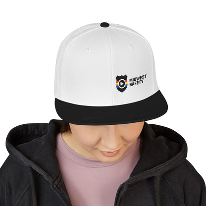 Midwest Safety Snapback Hat, Embroidered Cap, Stylish Men’s/Gifts for Him, Casual Go-to Accessory, Everyday Wear, Cool Streetwear