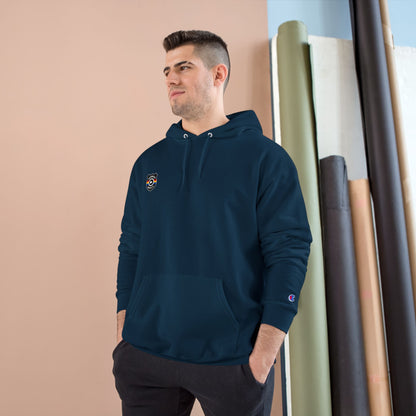 Champion Hoodie - Minimal Chest Patch Logo Pullover