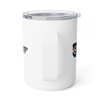 Insulated Coffee Mug - "Harmless Society" - Perfect for Coffee Lovers & Gifts