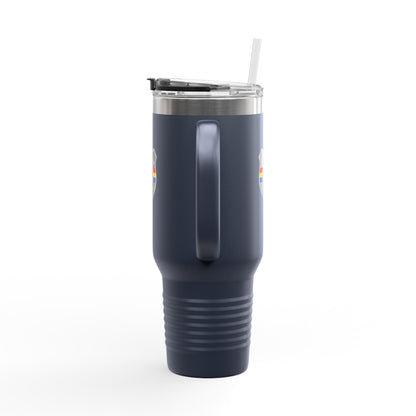 Midwest Safety Insulated Travel Mug - 40oz, Reusable Coffee Cup, Outdoor Adventure Tumbler, Gift for Him/Her, Eco-Friendly Drinkware