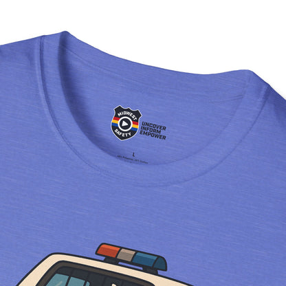 Unisex Softstyle Police Silly T-Shirt - Fun & Quirky Graphic Tee