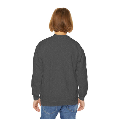 Youth Crewneck Sweatshirt - Cute Logo Design, Cozy Kids Apparel for Everyday Wear, Gifts for Birthdays, Holidays