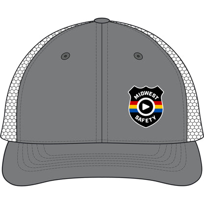 Midwest Safety Trucker Cap — Bounty Dirty-Washed Mesh Back