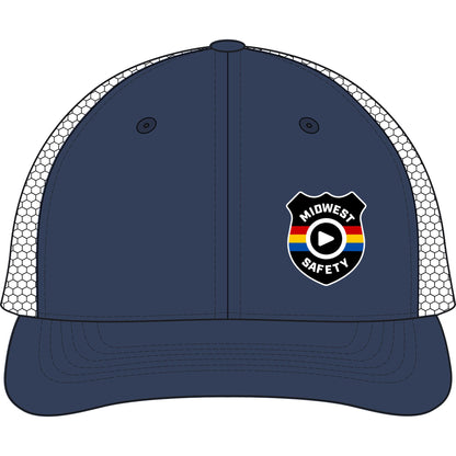 Midwest Safety Trucker Cap — Bounty Dirty-Washed Mesh Back