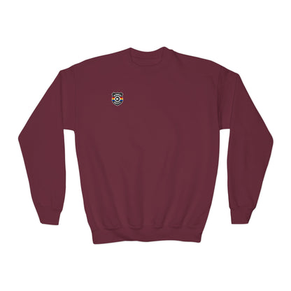 Youth Crewneck Sweatshirt - Cute Logo Design, Cozy Kids Apparel for Everyday Wear, Gifts for Birthdays, Holidays
