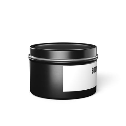 Tin Candle — "Bodycam & Chill", Scented Tin Candle (Midwest Safety Logo Design)