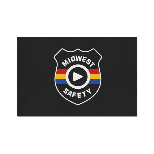 Floor Mat — Midwest Safety Logo Heavy-Duty Welcome Rug