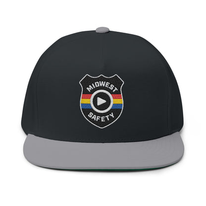 Flat Bill Cap, Baseball Hat (Embroidery)