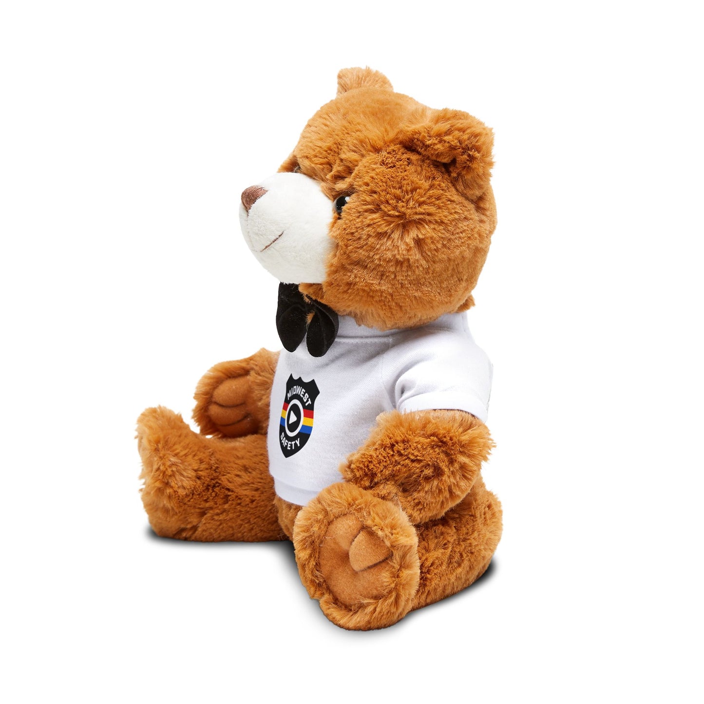 Midwest Safety Teddy Bear with T-Shirt | Plush Stuffed Animal | Perfect Gift for Kids