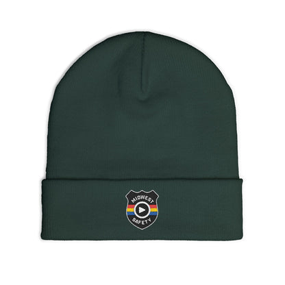 Knit Beanie - Badge Logo (Embroidery)