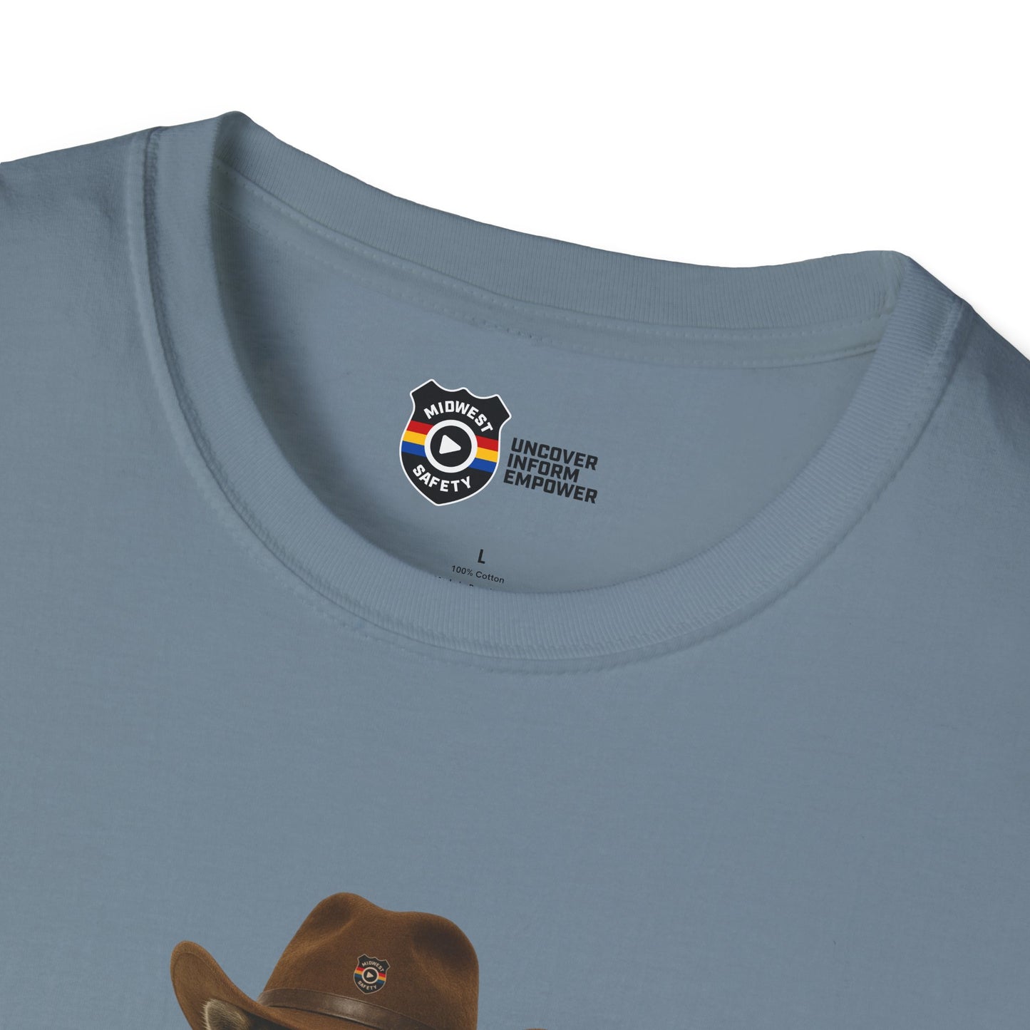 Got Too Wild Raccoon Cowboy Unisex Softstyle T-Shirt