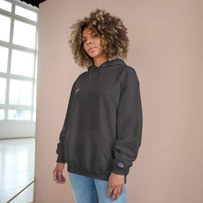Champion Hoodie - Minimal Chest Patch Logo Pullover