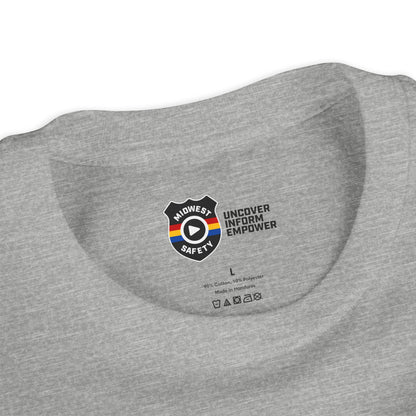 Youth Short Sleeve Tee Funny Police Car, 'Got Too Silly'