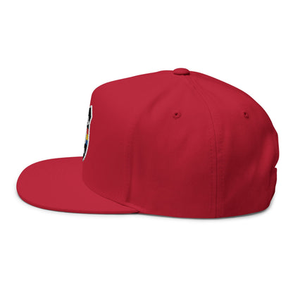 Flat Bill Cap, Baseball Hat (Embroidery)