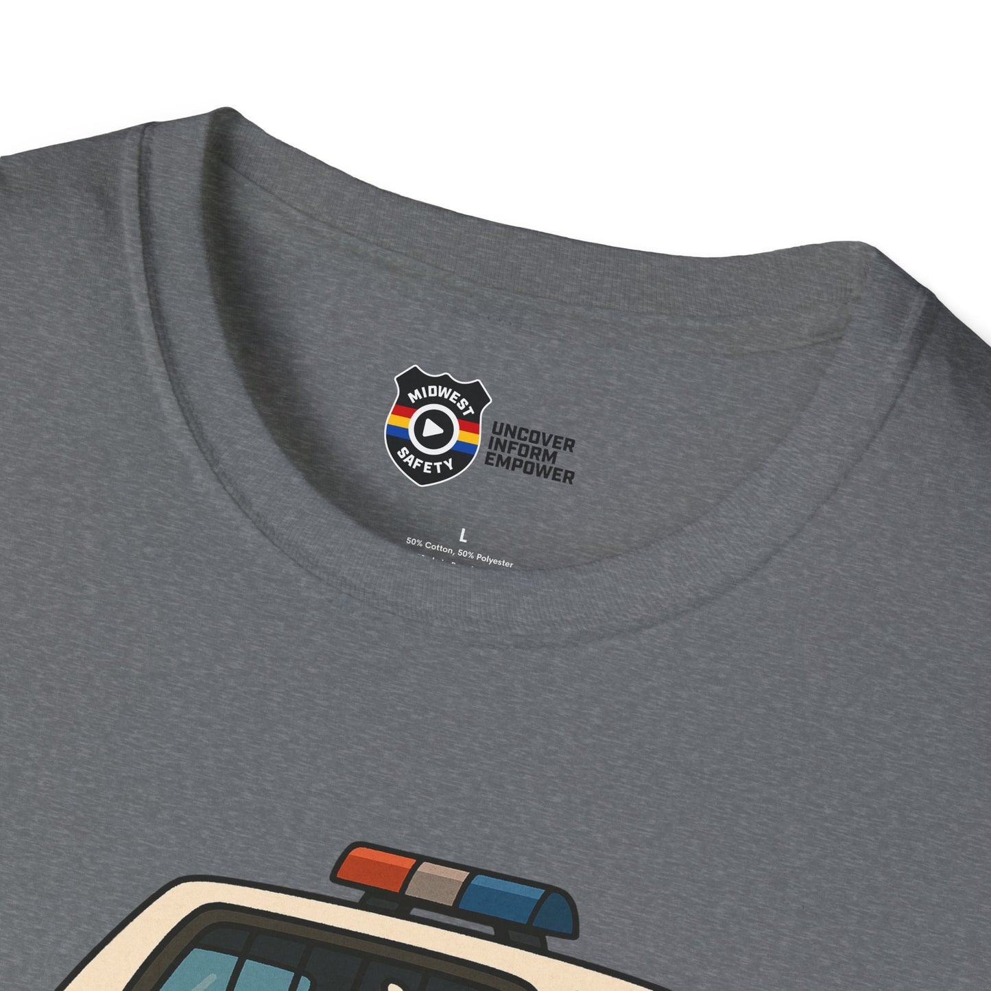 Unisex Softstyle Police Silly T-Shirt - Fun & Quirky Graphic Tee