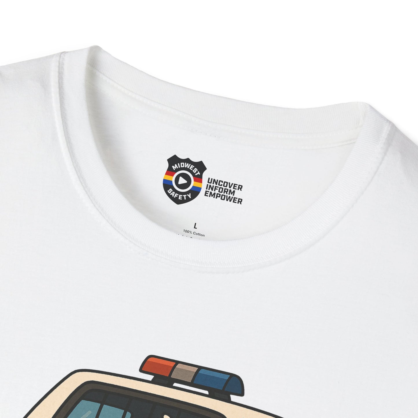 Unisex Softstyle Police Silly T-Shirt - Fun & Quirky Graphic Tee
