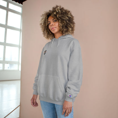 Champion Hoodie - Minimal Chest Patch Logo Pullover
