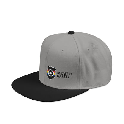 Midwest Safety Snapback Hat, Embroidered Cap, Stylish Men’s/Gifts for Him, Casual Go-to Accessory, Everyday Wear, Cool Streetwear