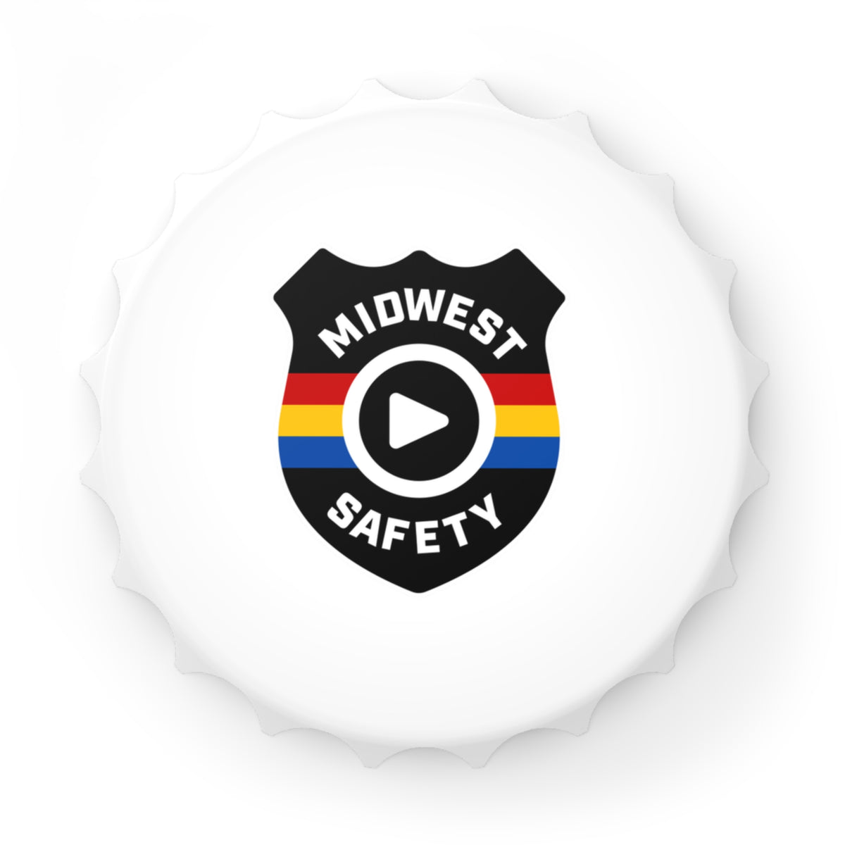 Custom Midwest Safety Bottle Opener, Unique Barware Gift, Personalized Kitchen Accessory, Perfect for Parties and Events