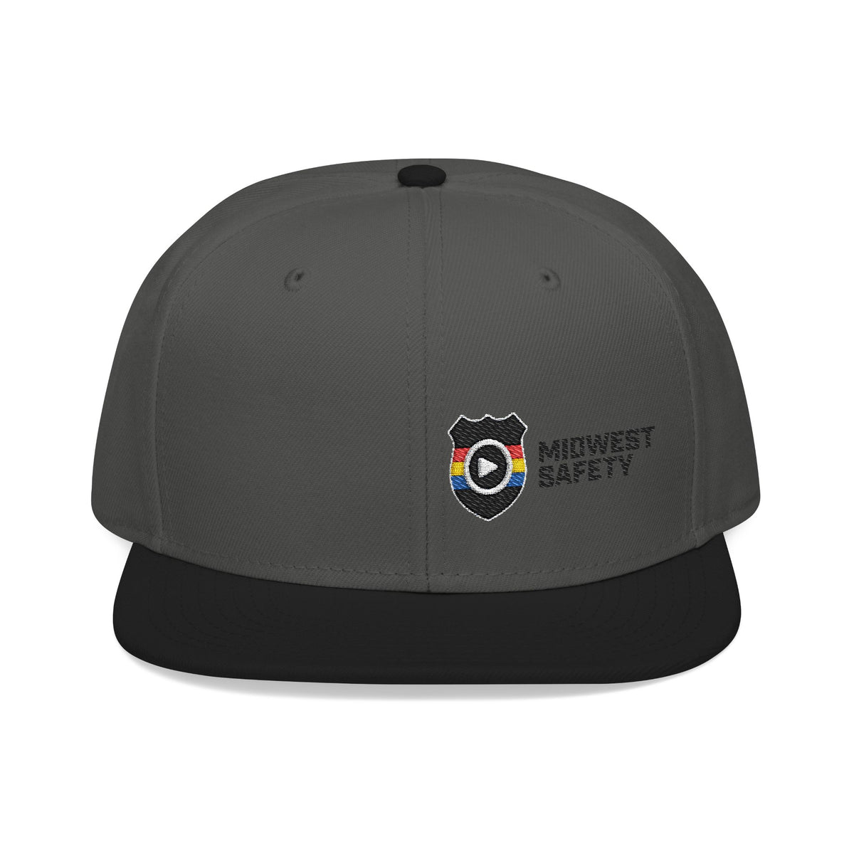 Midwest Safety Snapback Hat, Embroidered Cap, Stylish Men’s/Gifts for Him, Casual Go-to Accessory, Everyday Wear, Cool Streetwear