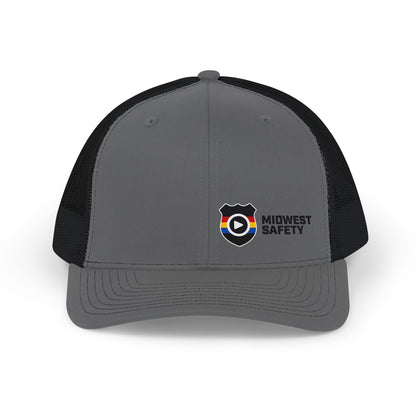 Midwest Safety Logo Snapback Trucker Cap