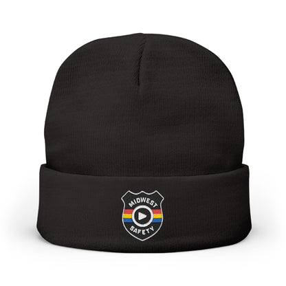 Knit Beanie - Badge Logo (Embroidery)