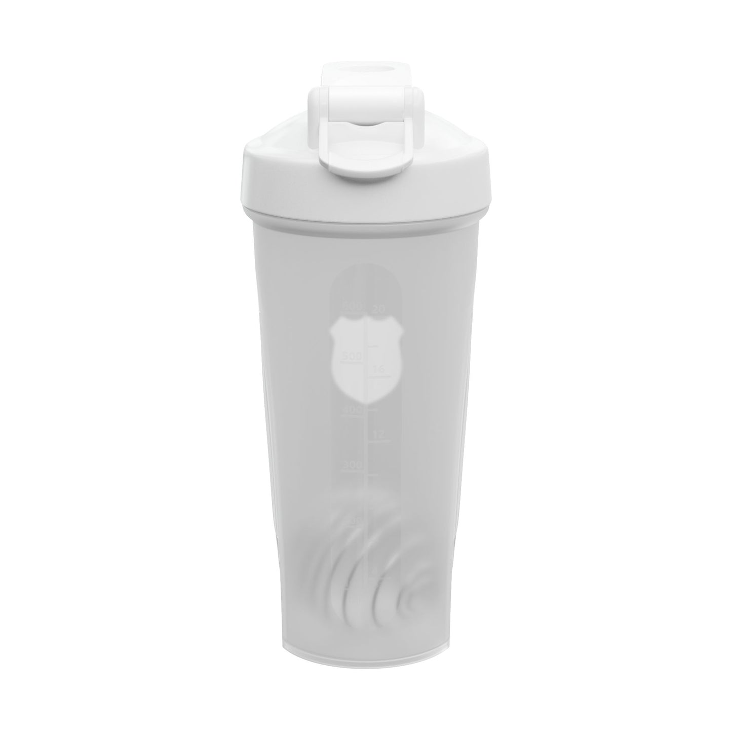 Protein Shaker Bottle — Rainbow Weightlifting Badge Design
