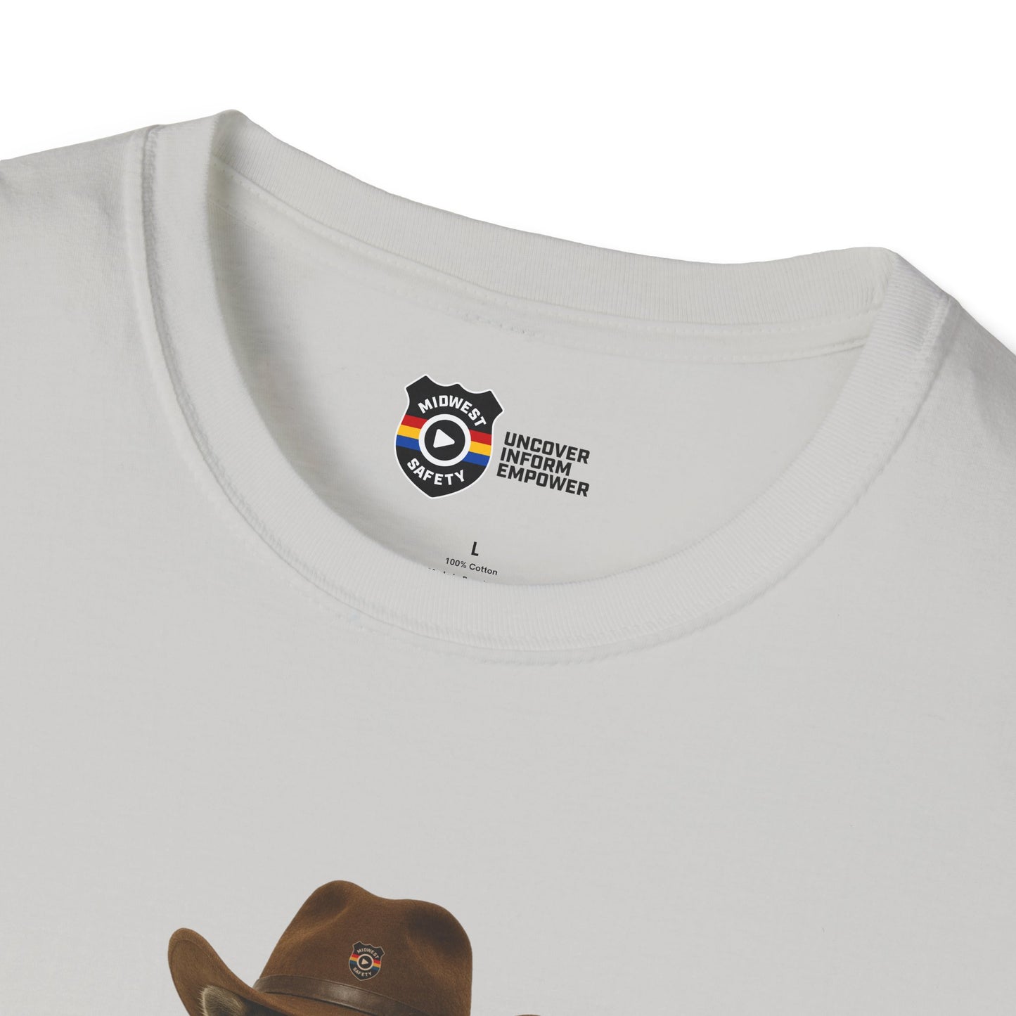 Got Too Wild Raccoon Cowboy Unisex Softstyle T-Shirt
