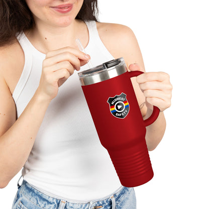 Midwest Safety Insulated Travel Mug - 40oz, Reusable Coffee Cup, Outdoor Adventure Tumbler, Gift for Him/Her, Eco-Friendly Drinkware