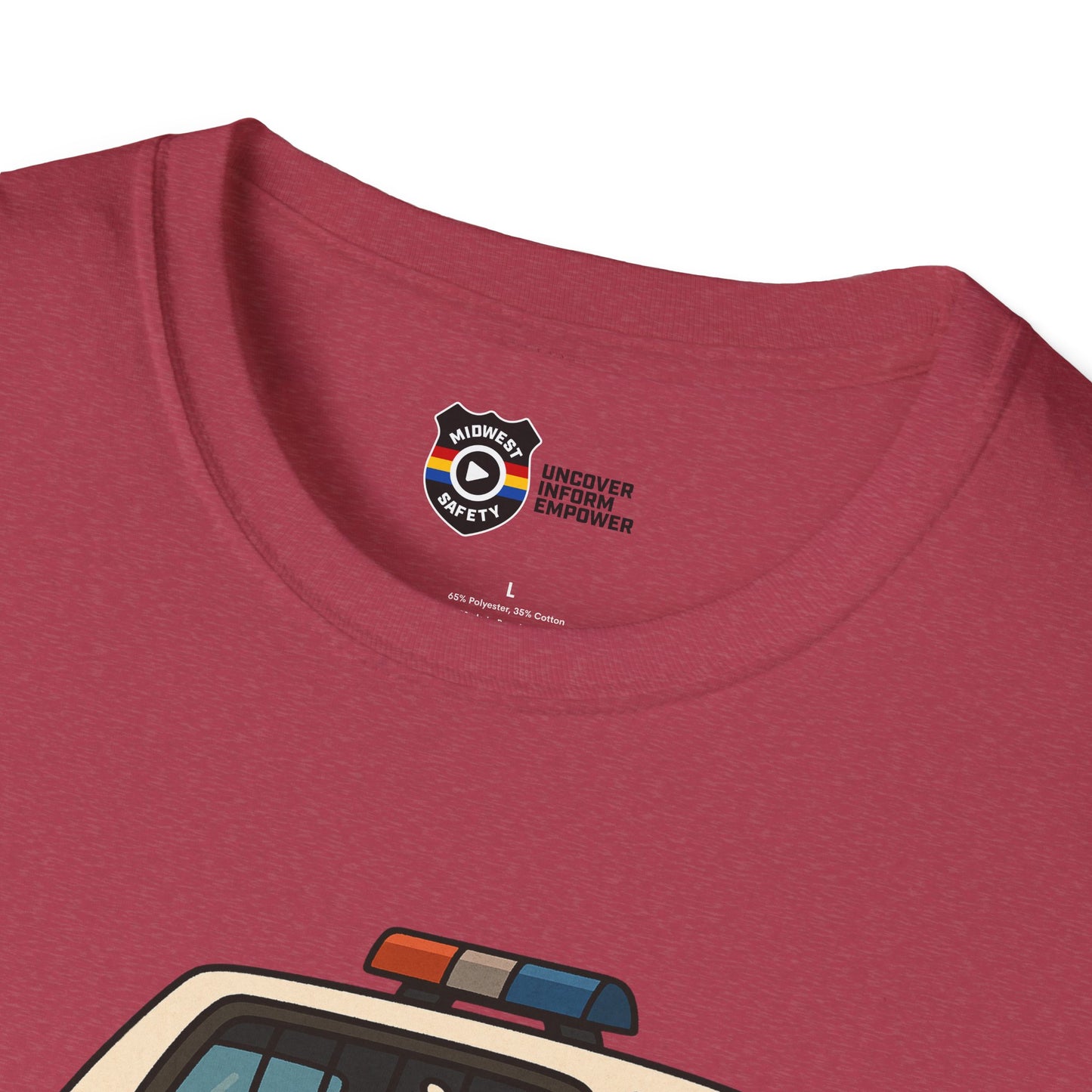 Unisex Softstyle Police Silly T-Shirt - Fun & Quirky Graphic Tee
