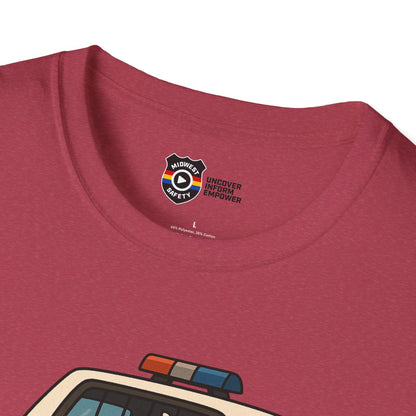 Unisex Softstyle Police Silly T-Shirt - Fun & Quirky Graphic Tee