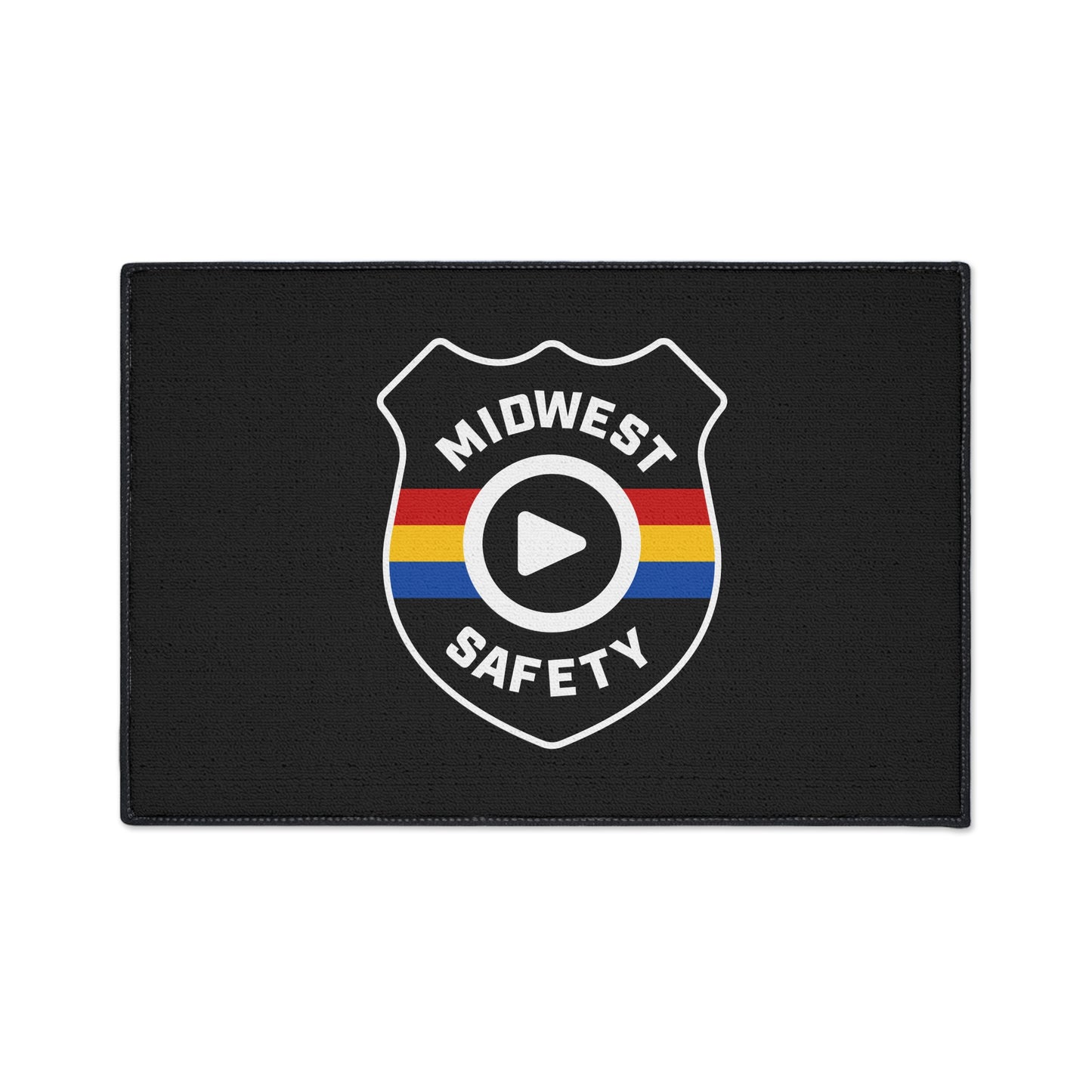 Floor Mat — Midwest Safety Logo Heavy-Duty Welcome Rug