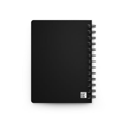 Minimalist Spiral Bound Journal for Daily Planning, Note Taking, Personal Reflections, Gift for Students, Black Notebook, Stationery