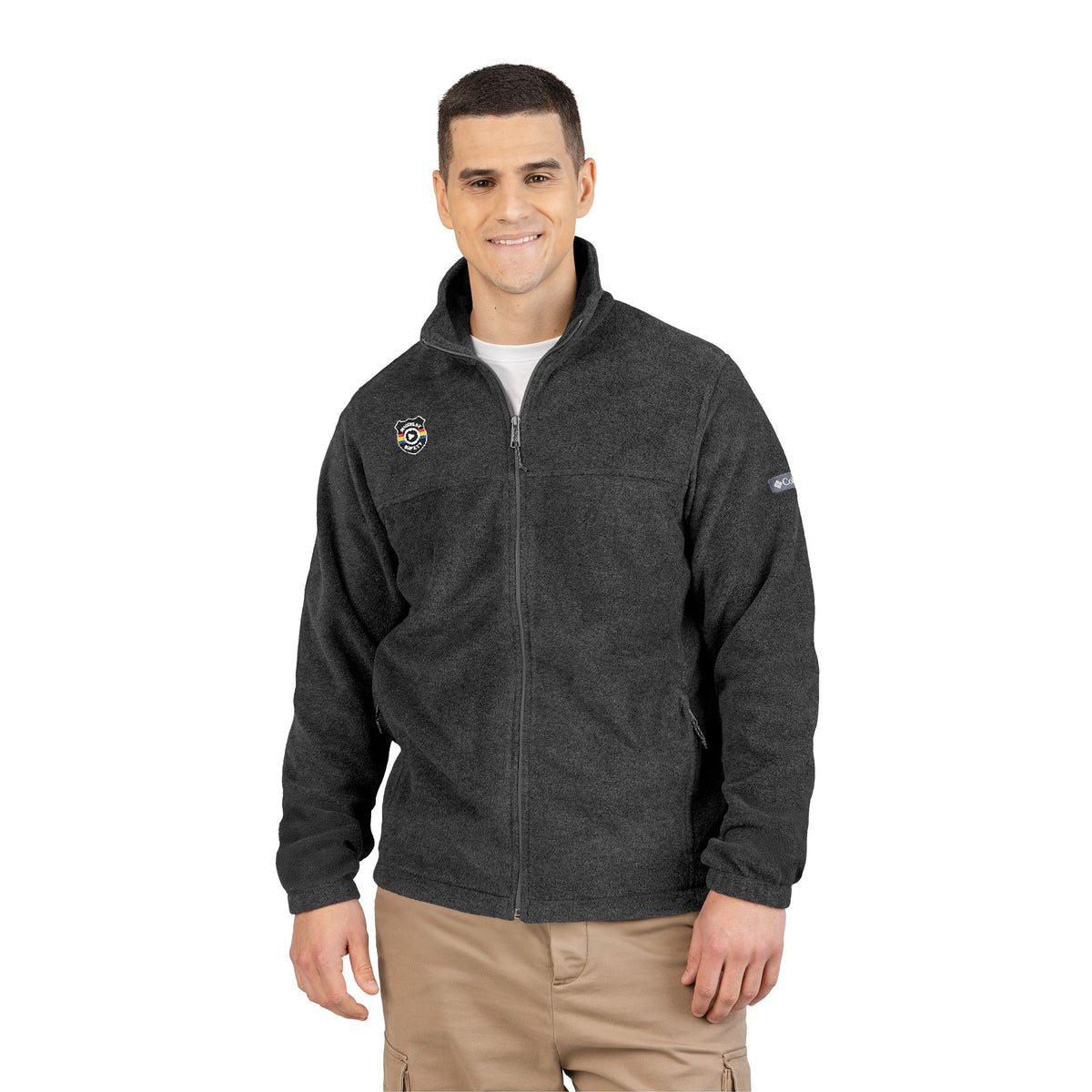 Unisex Columbia Fleece Jacket with Custom Embroidery - Cozy and Stylish Outerwear for All Seasons
